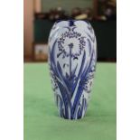 A Moorcroft 'Leila' pattern vase, 2003 by Carol Lovatt, 7 1/4" tall,
