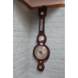 A rosewood banjo barometer