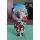 A Moorcroft large 'Scarlet Cloud' pattern vase, 2002 by Rachel Bishop, limited edition 6/350,