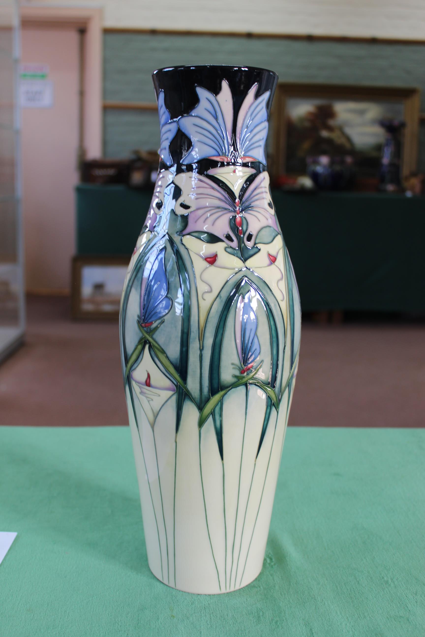 A Moorcroft large 'Sweet Harmony' pattern vase, 2004 by Rachel Bishop, limited edition 103/150,