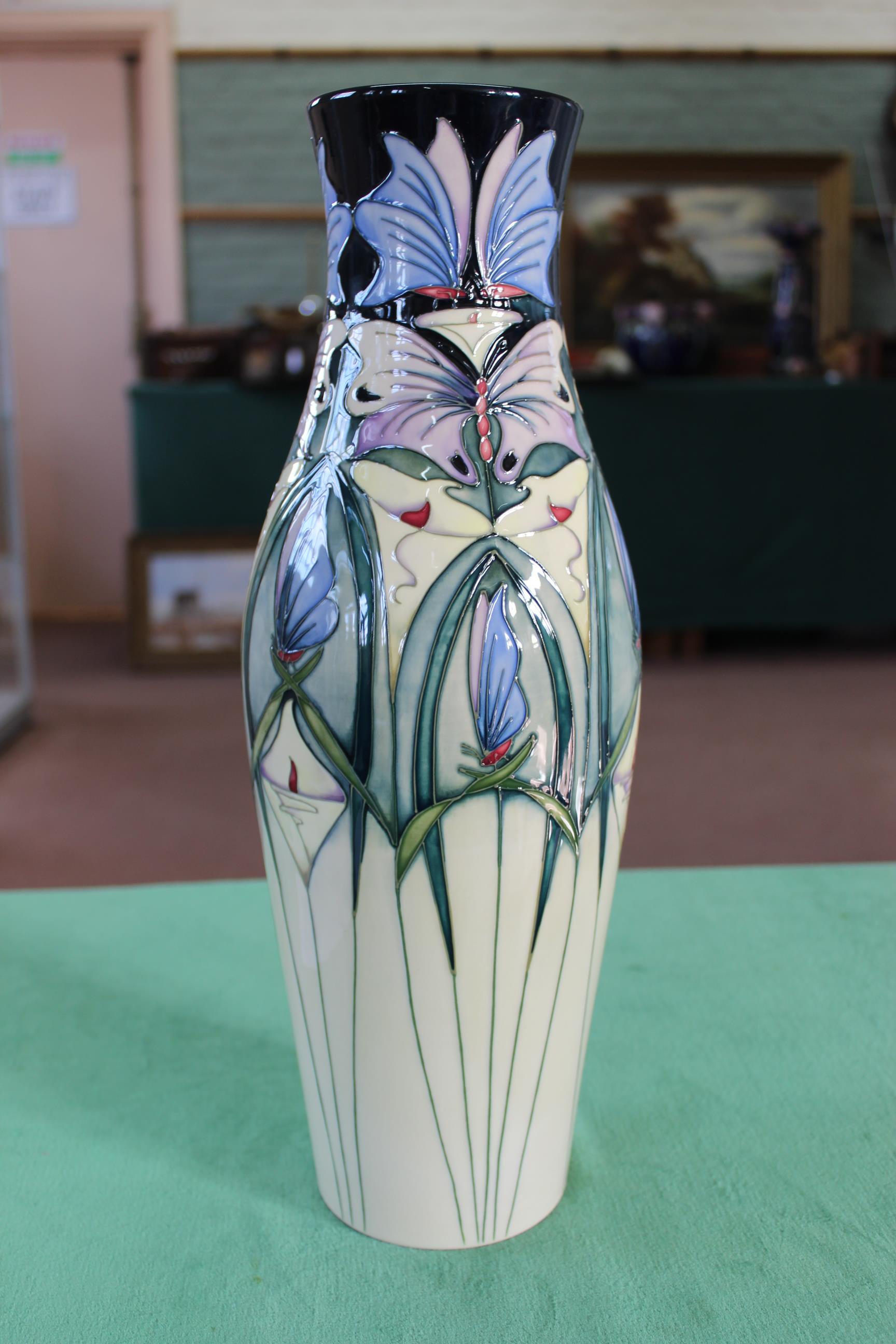 A Moorcroft large 'Sweet Harmony' pattern vase, 2004 by Rachel Bishop, limited edition 103/150, - Image 2 of 3