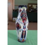 A Moorcroft large 'Regent' pattern vase, 2006 by Rachel Bishop, marked for Liberty,