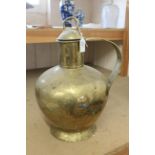 A 19th Century brass water jug