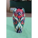 A Moorcroft 'Crowning Glory' pattern vase, 2007 by Rachel Bishops, 7 1/2" high,