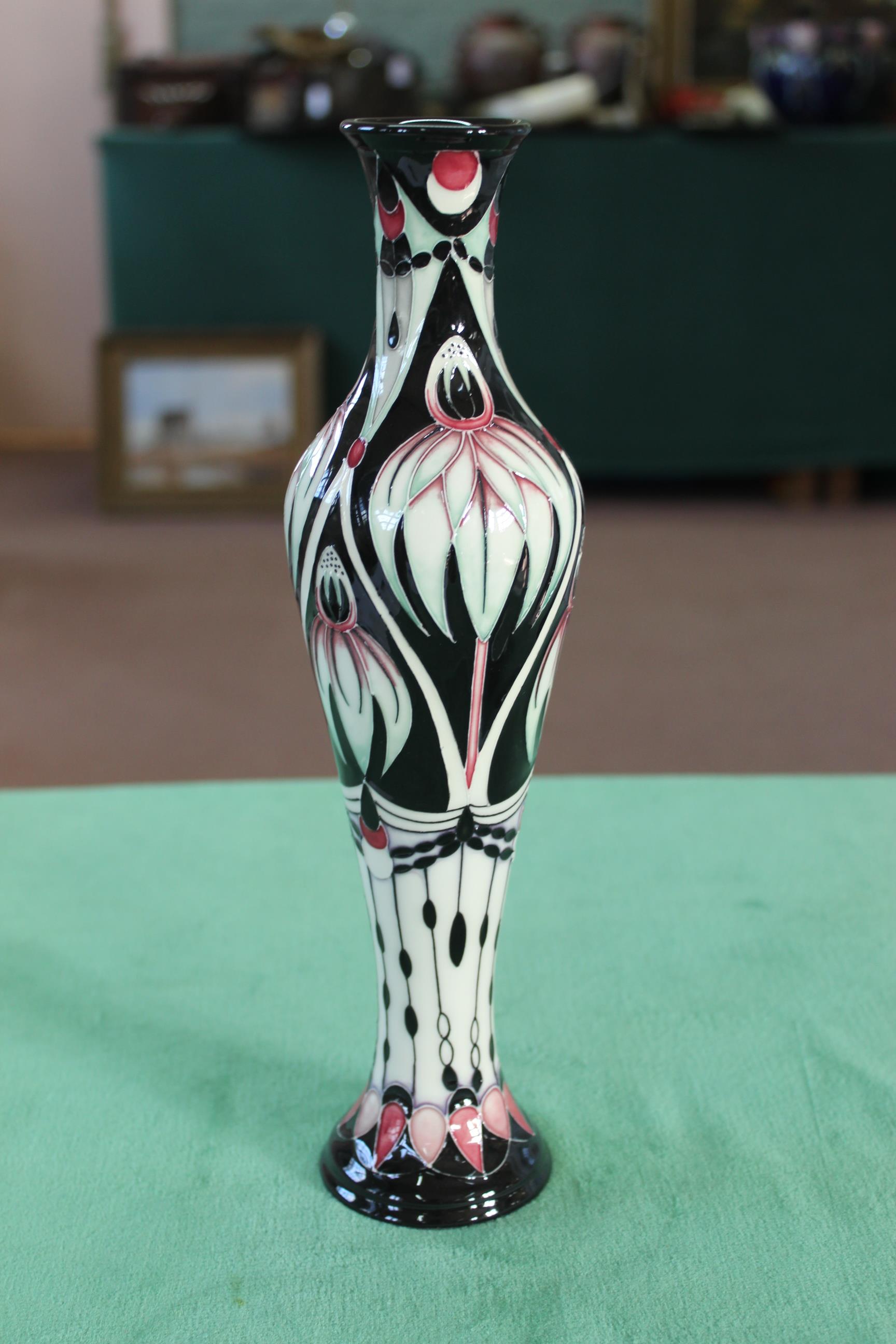 A Moorcroft 'Dibden Daisy' pattern vase, 2005 by Rachel Bishop, limited edition 20/150, - Image 2 of 3