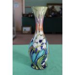 A Moorcroft large 'Kali Zoe' pattern vase, 2004 by E Bosson, limited edition 108/300, 14 1/2" high,