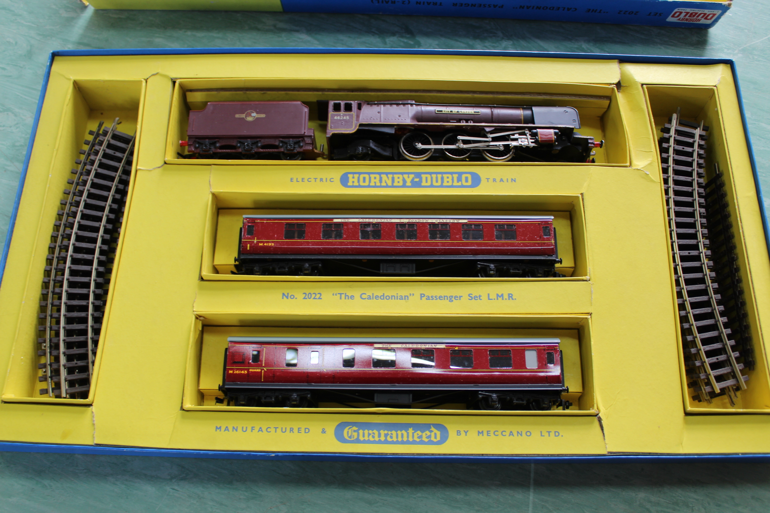 A boxed Hornby Dublo set 2022 'The Caledonian' passenger trail (two rail), - Image 2 of 2