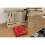 Two boxes of decimal first day covers in fitted albums,