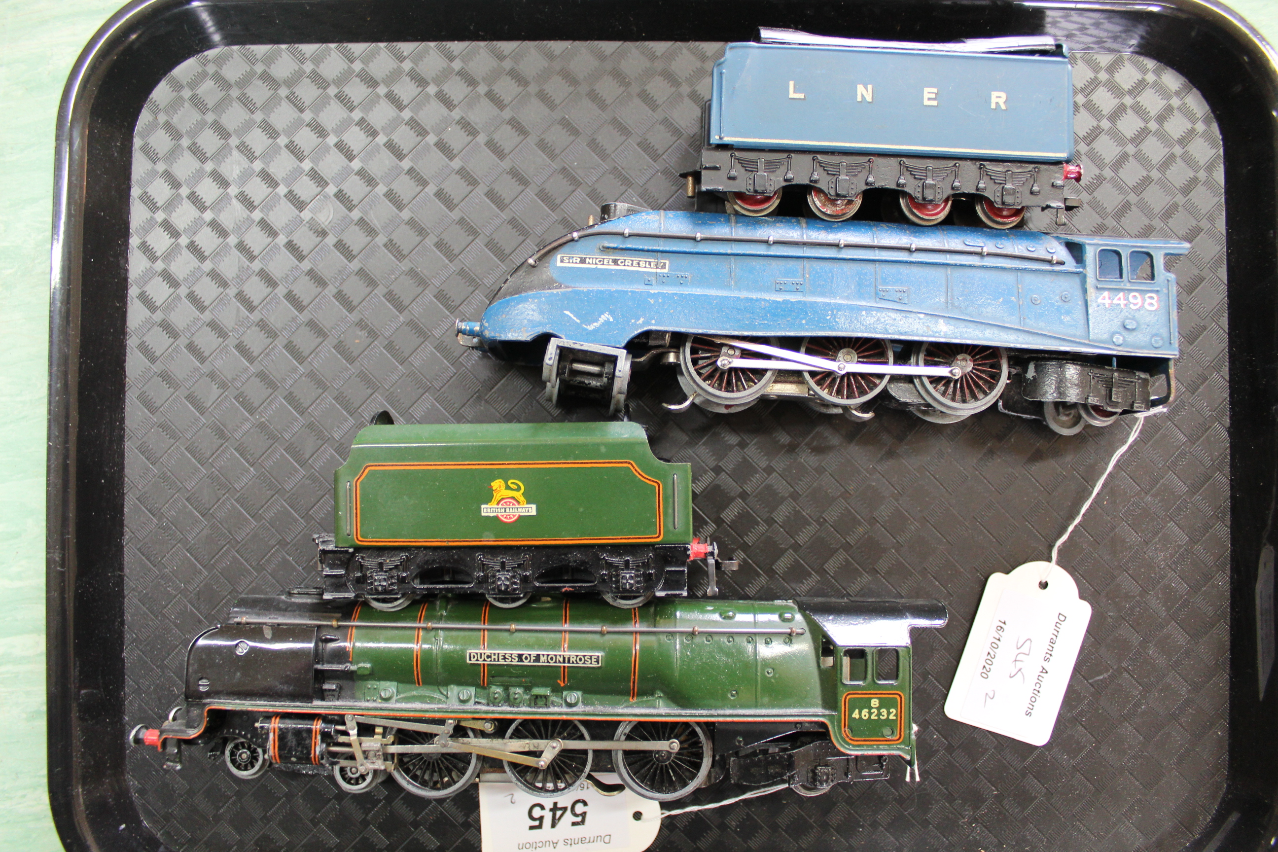 Two Hornby Dublo unboxed locos and tenders,