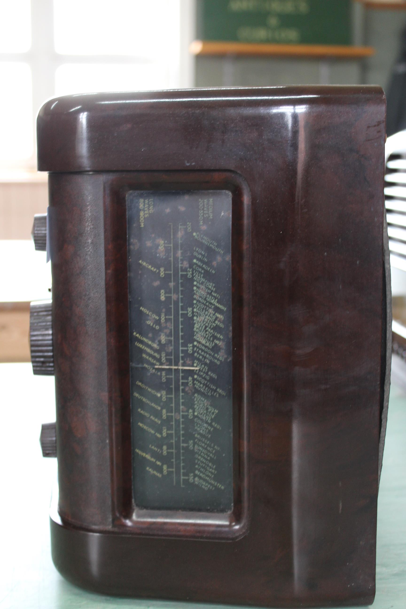 Two Vintage Bakelite radios by EKCO, - Image 4 of 5