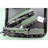 Two Hornby Dublo unboxed locos and tenders,