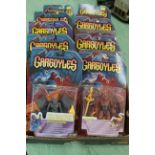 Nine boxed circa 1995 Kenner Gargoyles figurines