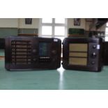 Two Vintage Bakelite radios by EKCO,