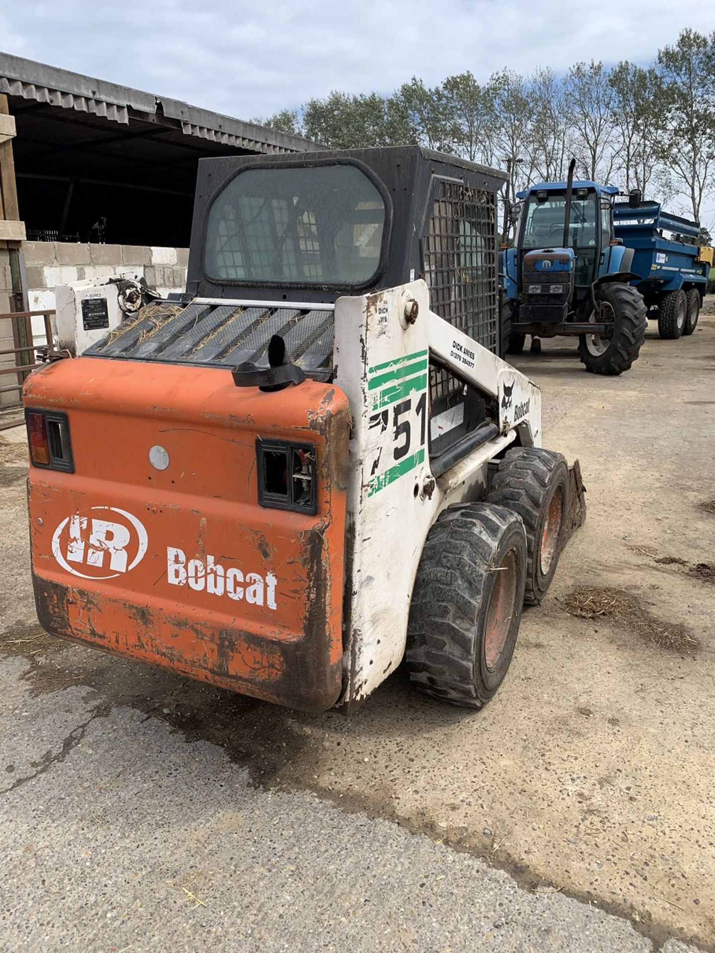 Bobcat 751 compact skid steer (1999), Rebuilt Engine in March 2020, Comes with Spare wheel, - Image 4 of 7