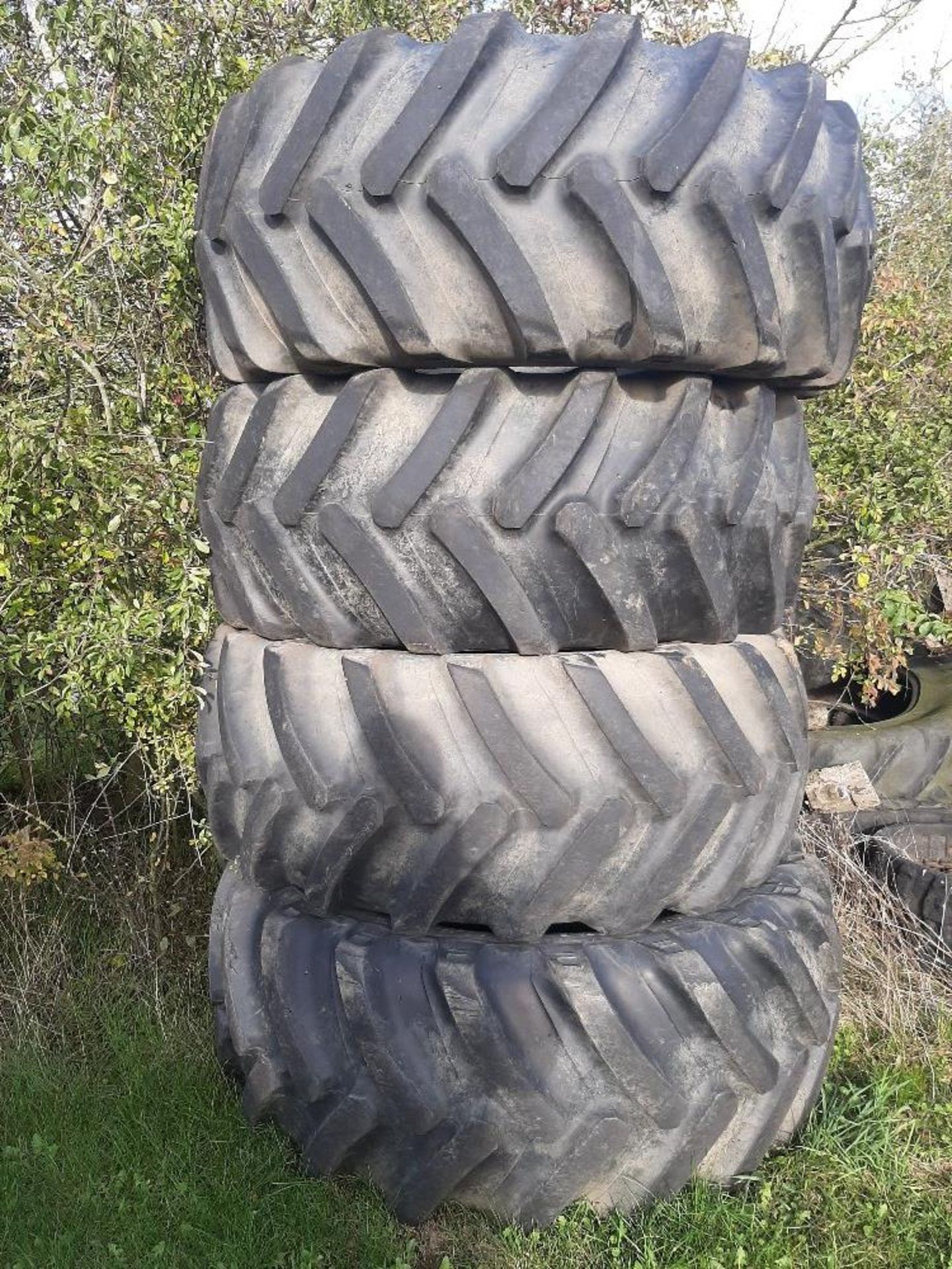 Alliance 540/65 R 30 tyres, they have been on a fast track.