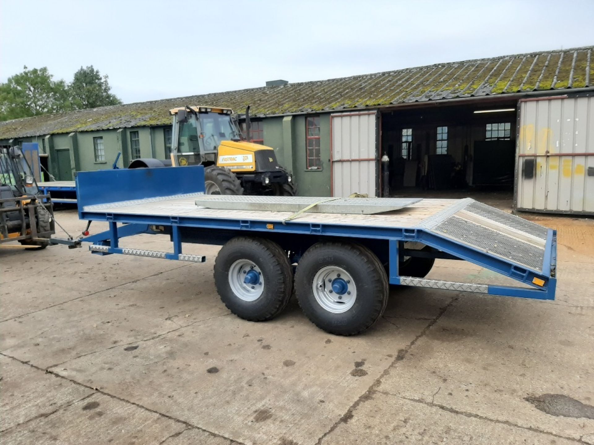 New build beaver tail trailer built on a second hand Salop chassis, - Image 3 of 4