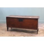 A late 18th Century elm coffer of small proportions