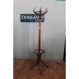 A 20th Century bentwood hat stand