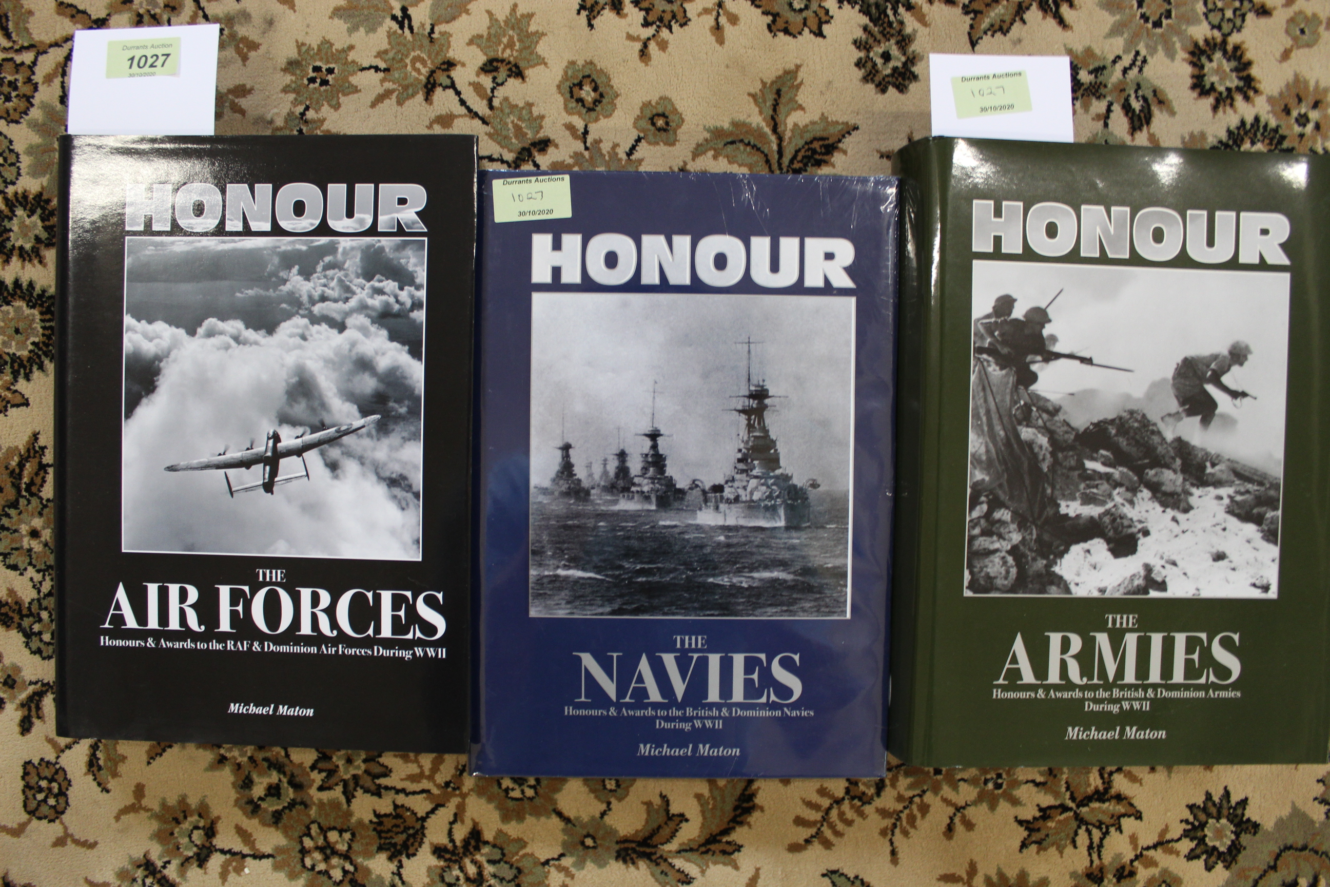 "Honour the Navies", "Honour the Armies" and "Honour the Air Forces",