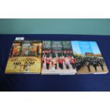 Three volumes of the 'History of British Military Bands',