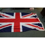 A large 'sewn' union flag, approx 4' 6" x 8' 8",