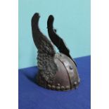 A German (PATTERN) winged helmet, possibly from the 1936 Munich Olympics,