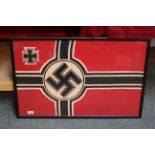 A German (PATTERN) flag,