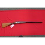 A 12 bore S/S N/E shotgun by Eibar/Cebra, S/No.