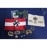 A collection of German (PATTERN) badges and insignia