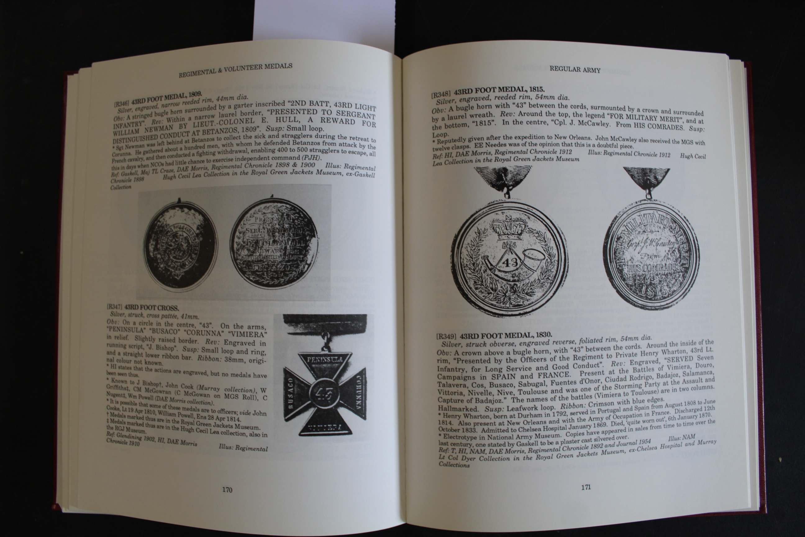 "Regimental and Volunteer Medals 1745-1895", - Image 2 of 2