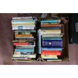 Two boxes of assorted antiques reference books