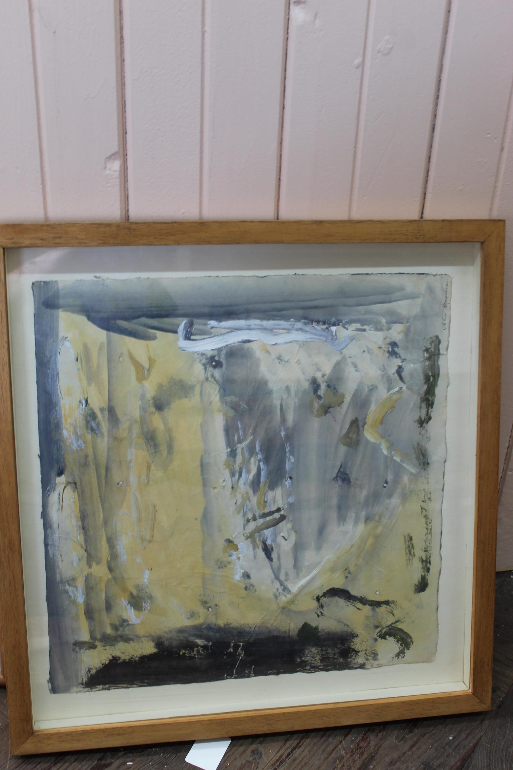 A framed oil on paper "Sea Breeze", by John Burman, - Image 2 of 5