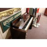 An Eavestaff Pianette mahogany cased upright piano