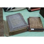 A 19th Century brass bound family Bible, The Life and Work of W Holman Hunt,