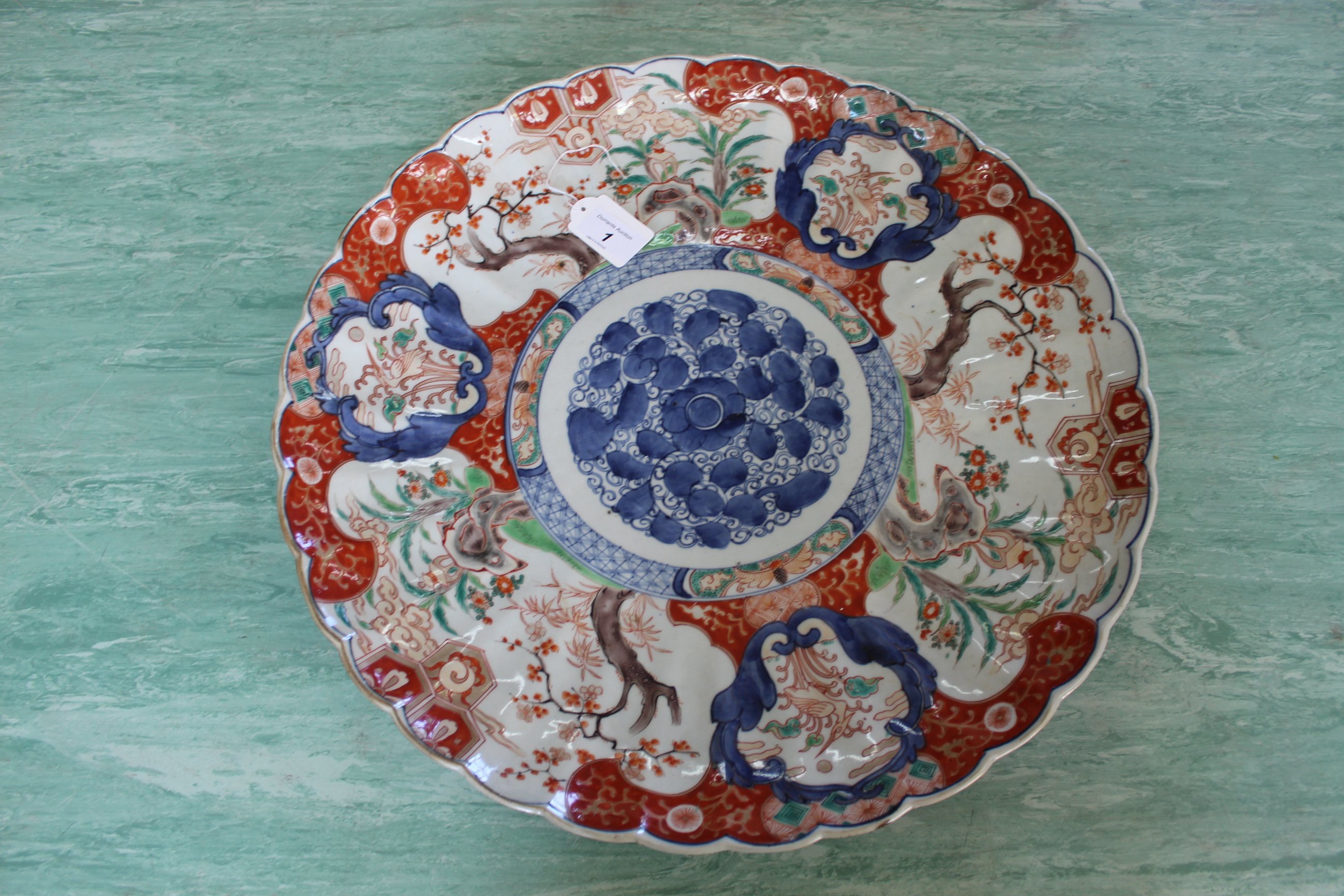 A late 19th Century Imari decorated Chinese charger,