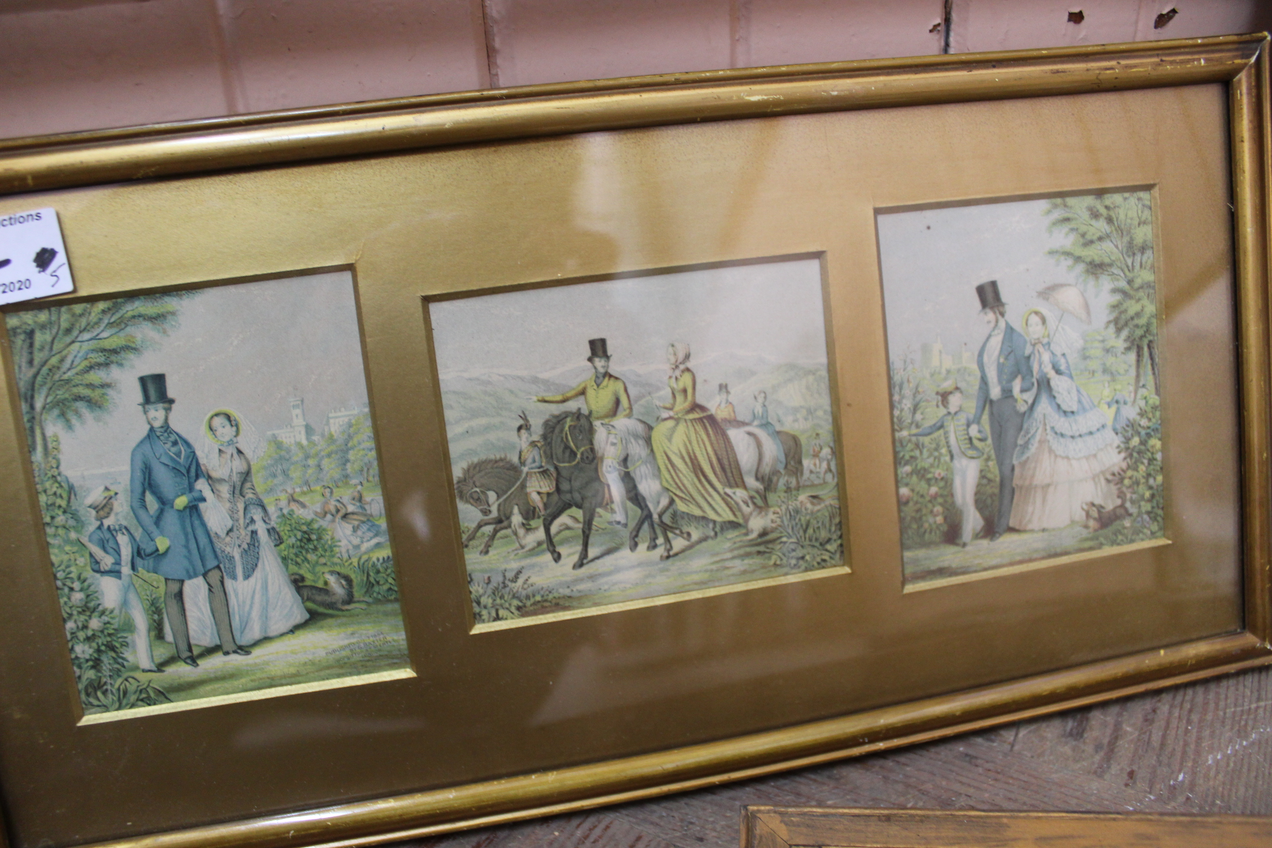 A framed 19th Century colour print of the Siamese Ambassador arriving at Peking, - Image 5 of 5