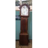 A mid 19th Century mahogany eight day long case clock by E.