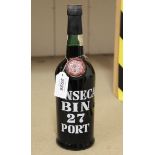 A bottle of Fonsea bin 27 port