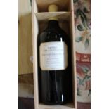 A super size 5 litre bottle of Cuvee Millennium Domaine Du Grand Mayne Cote de Duras red wine in a