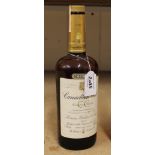 A 1litre bottle of Canadian Club whisky,