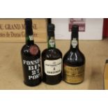 Three bottles of vintage port including a Fonseca Bin 27,