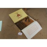 A box of Monte Christo Habana Cuban cigars, seventeen in box with original labels,