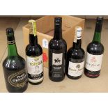 Five bottles of Sherry including Crofts,