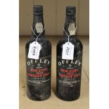 Two bottles of Offley Boa Vista 1972 vintage port