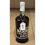 A bottle of Barros Colheita 1935 port,