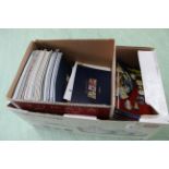 A box of Moorcroft Collectors Club Newsletters 1990's-2000's plus yearly Moorcroft catalogues