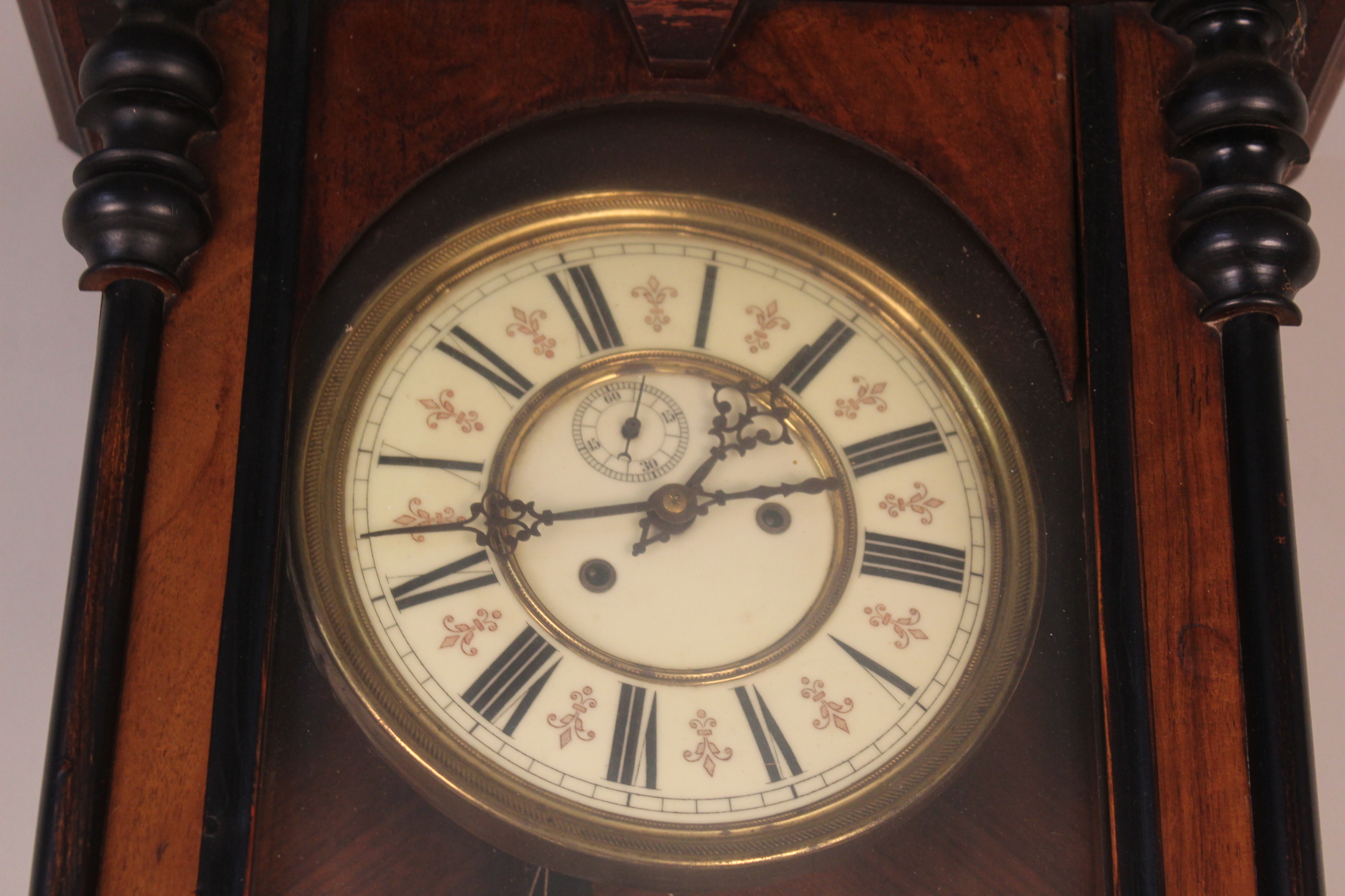 A mahogany cased Vienna wall clock - Image 2 of 3