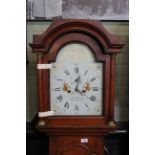 An oak cased early 19th Century long case clock, 8 day movement,