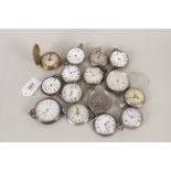 Assorted pocket watches and mixed cases (most as found)