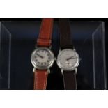 A 1950's Pathe manual wind gents wristwatch plus a 1950's gents Roamer wristwatch